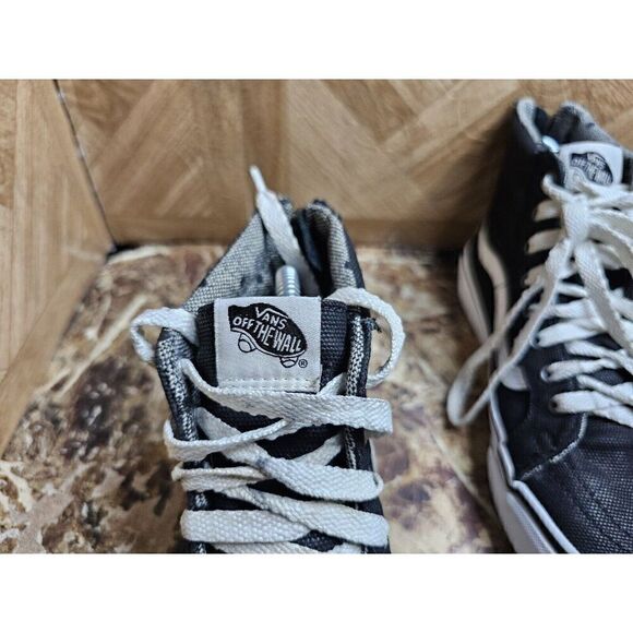 Vans Women's Off The Wall Skateboard Oldskool Black Shoes Size 8.  719 - Picture 9 of 12